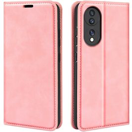 Mobigear Retro Slim Housse HONOR 70 Etui Porte-Monnaie - Rose