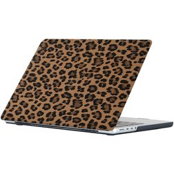 Mobigear Hardshell MacBook Pro 14 pouces (2021-2026) Coque rigide pour MacBook - Marron - Modèle A2442 / A2779 / A2918 / A2992 / A3401 / A3112 / A3434 / A3427 / A3426