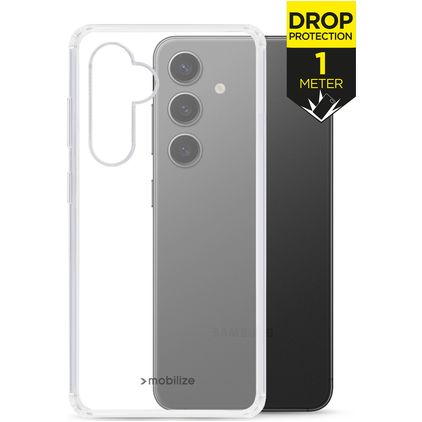 Mobilize Naked Protection Coque Transparente Samsung Galaxy S24 FE Coque arrière Rigide Anti-Chocs - Transparent