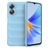 Mobigear Bumpy Coque OPPO A17 Coque arrière en TPU Souple - Bleu