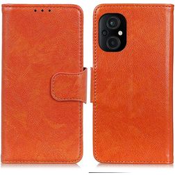 Mobigear Classy Housse POCO M5 Etui Porte-Monnaie - Orange