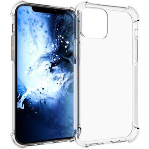 Mobigear Cushion Coque Transparente iPhone 12 Mini Coque arrière en TPU Souple Anti-Chocs - Transparent