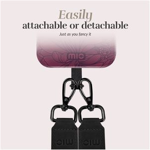 MIO Lanyard - Cordon de téléphone universel ajustable - Berry Blooms