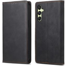 Mobigear Wallet Housse Samsung Galaxy A16 Etui Porte-Monnaie - Noir