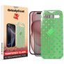 GrizzlyCoat Easy Align AntiSpy iPhone 15 Verre trempé Protection d'écran Confidentialité - Compatible Coque + Cadre d'installation - Noir