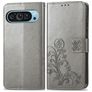 Mobigear Clover Housse Google Pixel 10 Pro Etui Porte-Monnaie - Gris