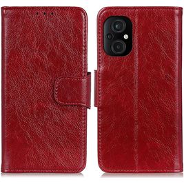 Mobigear Classy Housse POCO M5 Etui Porte-Monnaie - Rouge
