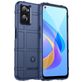 Mobigear Rugged Shield Coque OPPO A96 Coque arrière en TPU Souple Anti-Chocs - Bleu