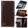 Mobigear Ranch Housse Motorola Moto E22 Etui Porte-Monnaie - Marron