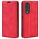 Mobigear Retro Slim Housse HONOR 70 Etui Porte-Monnaie - Rouge