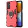 Mobigear Armor Ring Coque Samsung Galaxy M23 Coque arrière Rigide Anti-Chocs avec Anneau-Support - Rouge
