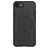 Mobigear Tire Coque iPhone 7 Coque arrière Rigide Anti-Chocs avec Support Amovible - Noir