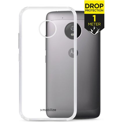 Mobilize Naked Protection Coque Transparente Motorola Moto G5 Coque arrière Rigide Anti-Chocs - Transparent