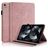 Mobigear Tree Coque iPad 10 (2022) Etui + Porte-crayon - Rose doré