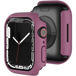 Mobigear Colors Coque Apple Watch - 45 mm Thin Coque Rigide - Bordeaux