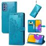 Mobigear Mandala Housse Samsung Galaxy M52 Etui Porte-Monnaie - Bleu