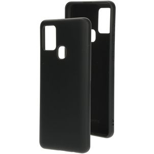 Mobiparts Coque Samsung Galaxy A21s Coque arrière en Silicone - Noir