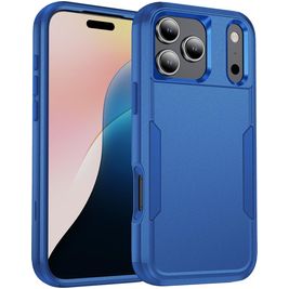 Mobigear Ultra Tough Coque iPhone 17 Pro Max Coque arrière Rigide Anti-Chocs - Bleu Marin