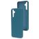 Mobiparts Coque Samsung Galaxy A14 Coque arrière en Silicone - Blueberry Blue