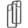 Mobiparts Rugged Clear Coque iPhone 12 Mini Coque arrière Rigide Anti-Chocs - Transparent / Noir