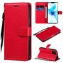 Mobigear Premium Housse iPhone 12 Pro Etui Porte-Monnaie - Rouge
