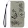 Mobigear Butterfly Housse Samsung Galaxy S8 Etui Porte-Monnaie - Gris