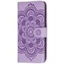 Mobigear Mandala Housse Huawei P40 Pro Etui Porte-Monnaie - Violet