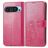 Mobigear Clover Housse Google Pixel 10 Etui Porte-Monnaie - Magenta