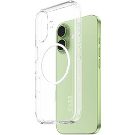 CARE by PanzerGlass Flagship Coque iPhone 17 MagSafe Coque arrière Rigide - Transparent / Blanc