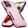 Mobigear Heavy Armor Coque iPhone 16 Pro Coque arrière Rigide Anti-Chocs - Rose