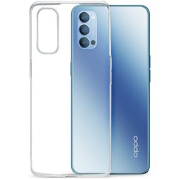 Mobilize Gelly Transparent OPPO Reno 4 5G TPU souple Coque arrière - Transparent