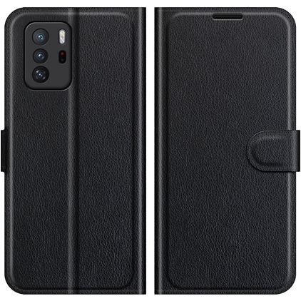 Mobigear Classic Housse POCO X3 GT Etui Porte-Monnaie - Noir