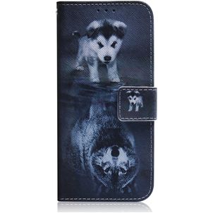 Mobigear Design Housse Huawei P40 Etui Porte-Monnaie - Loup