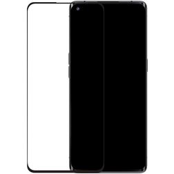 Mobilize Premium OPPO Find X2 Verre trempé Protection d'écran - Compatible coque - Noir