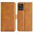 Mobigear Slim Magnet Realme 9 Pro Plus Étui Portefeuille - Cognac