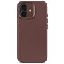 Decoded Coque iPhone 17 Coque arrière en Cuir Véritable Anti-Chocs - Chocolate Brown