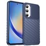 Mobigear Groove Coque Samsung Galaxy A35 Coque arrière en TPU Souple - Bleu