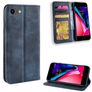 Mobigear Sensation Housse iPhone SE (2020) Etui Porte-Monnaie - Bleu