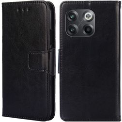 Mobigear Wallet Housse OnePlus 10T Etui Porte-Monnaie - Noir