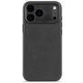 Decoded Coque iPhone 17 Pro Max Coque arrière en Cuir Véritable Anti-Chocs - Noir