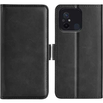 Mobigear Slim Magnet Housse Xiaomi Redmi 12C Etui Porte-Monnaie - Noir