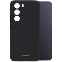 Mobilize Rubber Gelly Coque Realme 14x Coque arrière en TPU Souple - Noir