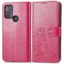 Mobigear Clover Housse Motorola Moto G50 Etui Porte-Monnaie - Rose