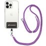 Mobigear Lanyard - Cordon de téléphone universel ajustable - Bleu / Rouge / Blanc