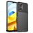 Mobigear Groove Coque POCO M5 Coque arrière en TPU Souple - Noir