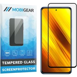 Mobigear Premium POCO X3 Verre trempé Protection d'écran - Compatible coque - Noir