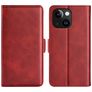 Mobigear Slim Magnet Housse iPhone 15 Plus Etui Porte-Monnaie - Rouge