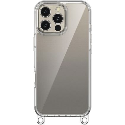 Mobigear Bungy iPhone 16 Pro Max Plastique rigide Coque arrière - Argent