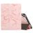 Mobigear Tri-Fold Marble Coque iPad 6 (2018) Etui + Porte-crayon - Rose