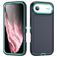 Mobigear Rugged iPhone Air Plastique rigide Coque arrière Antichoc - Bleu foncé